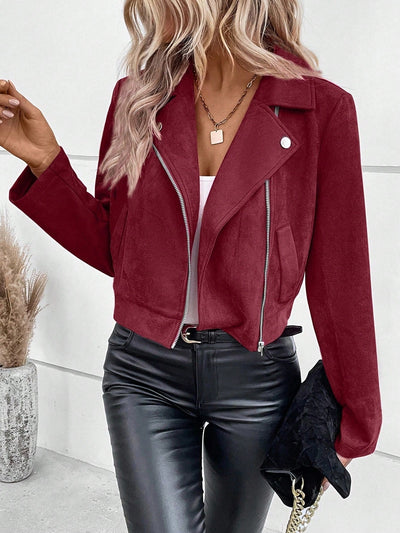 Zara | Suede Elegante Jas