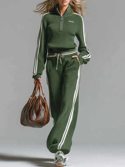 Cora | Groen retro pak