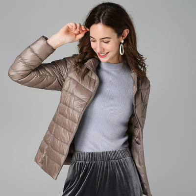 Myra | Ultralichte donsjas met elegante plooien