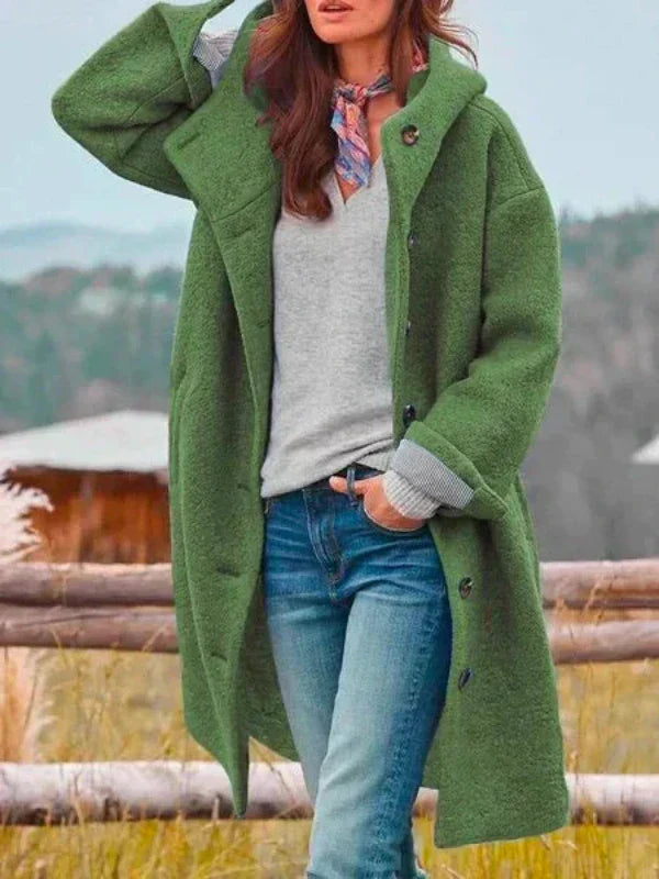 Claire | Stijlvolle lange winterjas