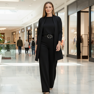 Elvira | Luxe & comfortabel driedelig damespak