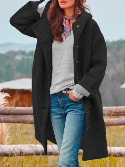 Claire | Stijlvolle lange winterjas