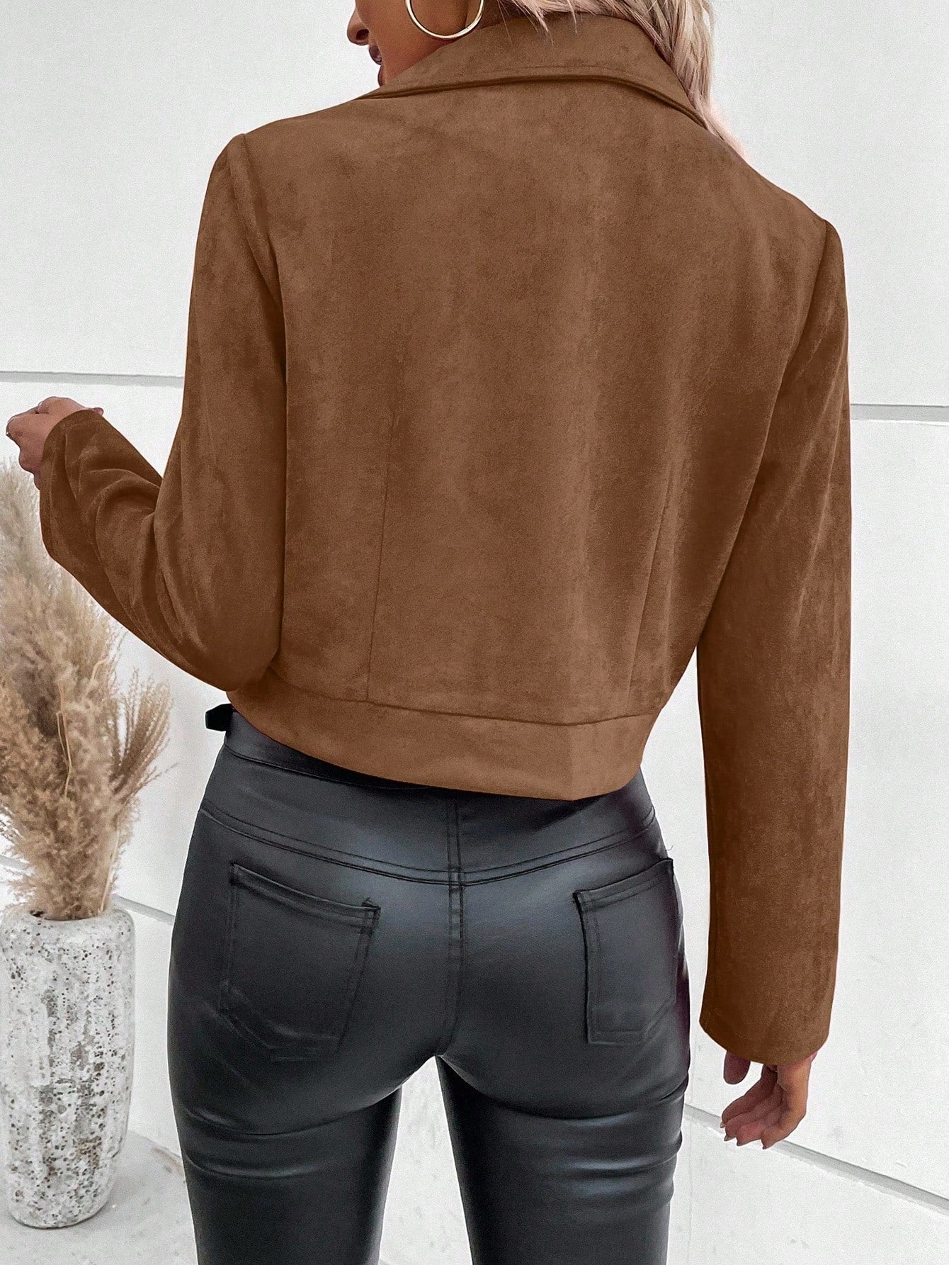Zara | Suede Elegante Jas