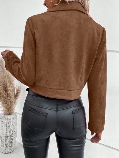 Zara | Suede Elegante Jas