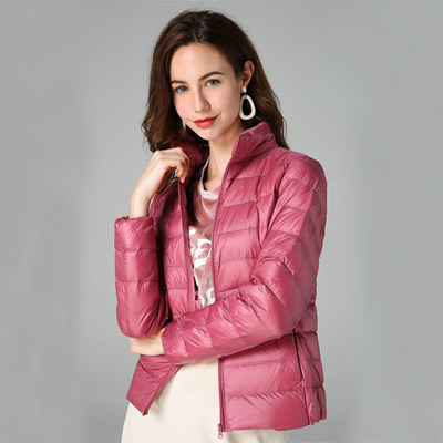 Myra | Ultralichte donsjas met elegante plooien