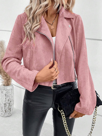 Zara | Suede Elegante Jas