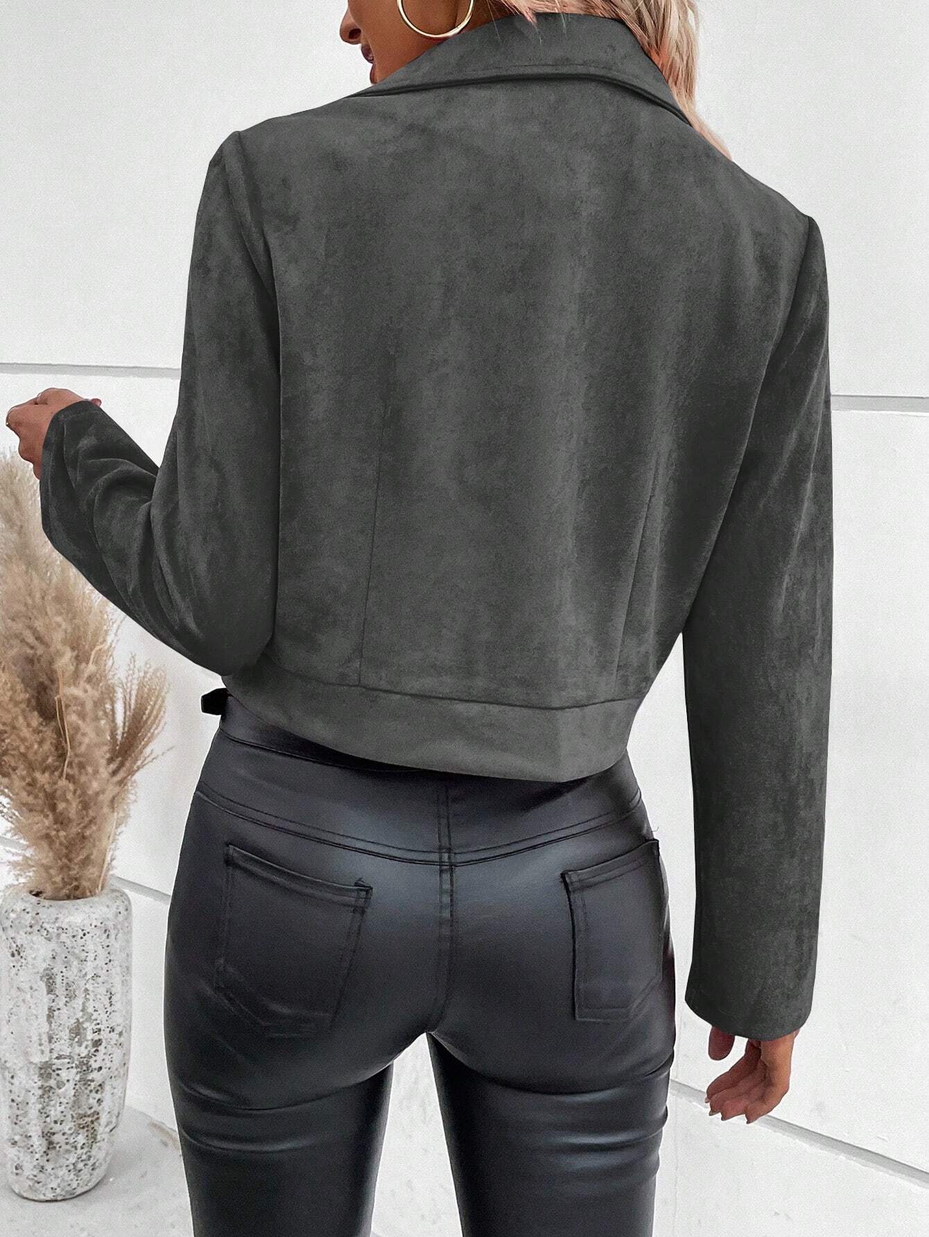 Zara | Suede Elegante Jas
