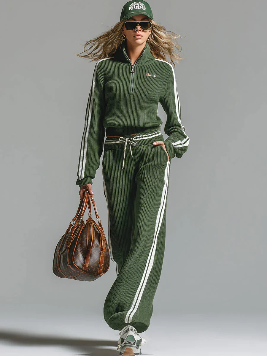 Cora | Groen retro pak