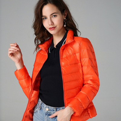 Myra | Ultralichte donsjas met elegante plooien