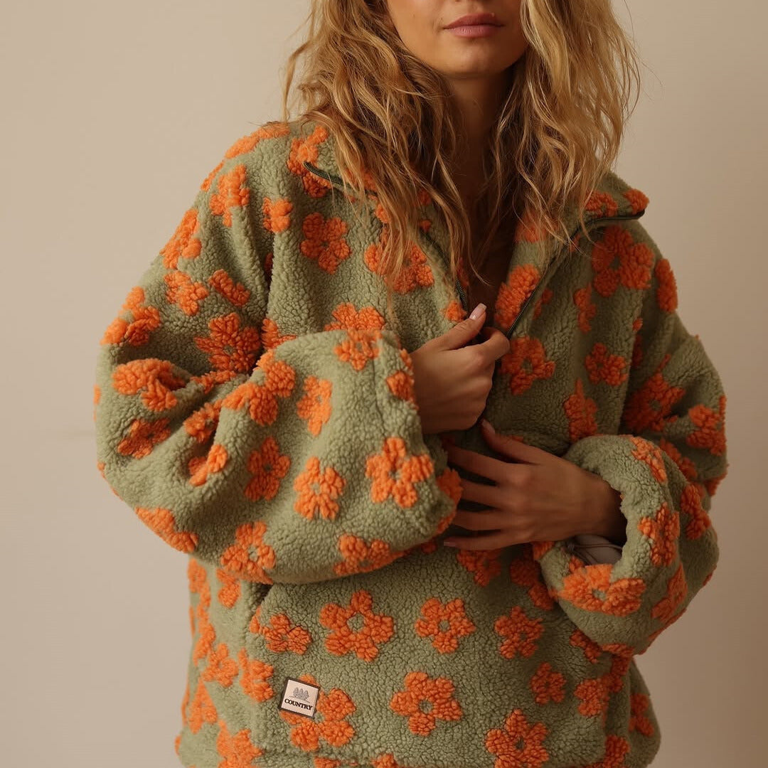 Lotte | Trui met bloemenprint