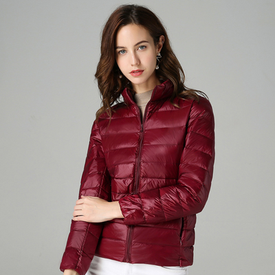 Myra | Ultralichte donsjas met elegante plooien