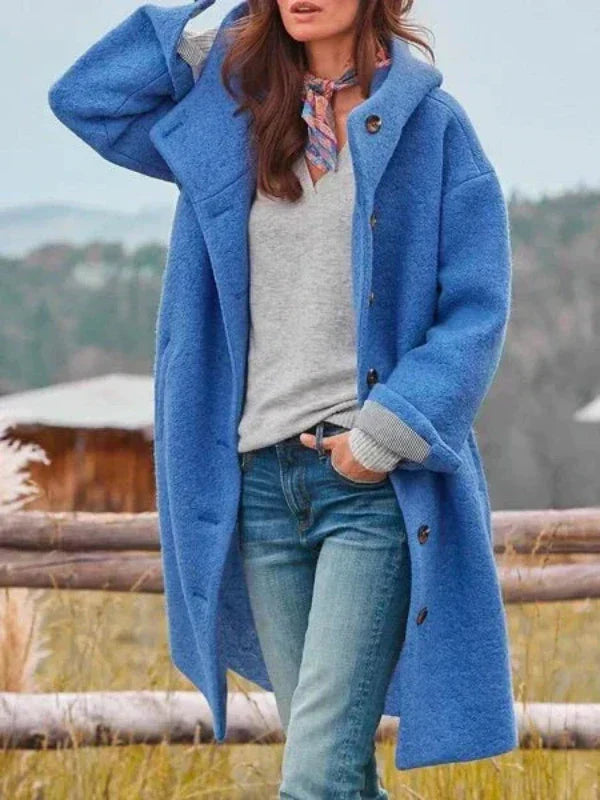 Claire | Stijlvolle lange winterjas