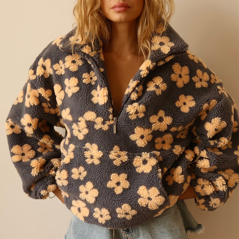 Lotte | Trui met bloemenprint