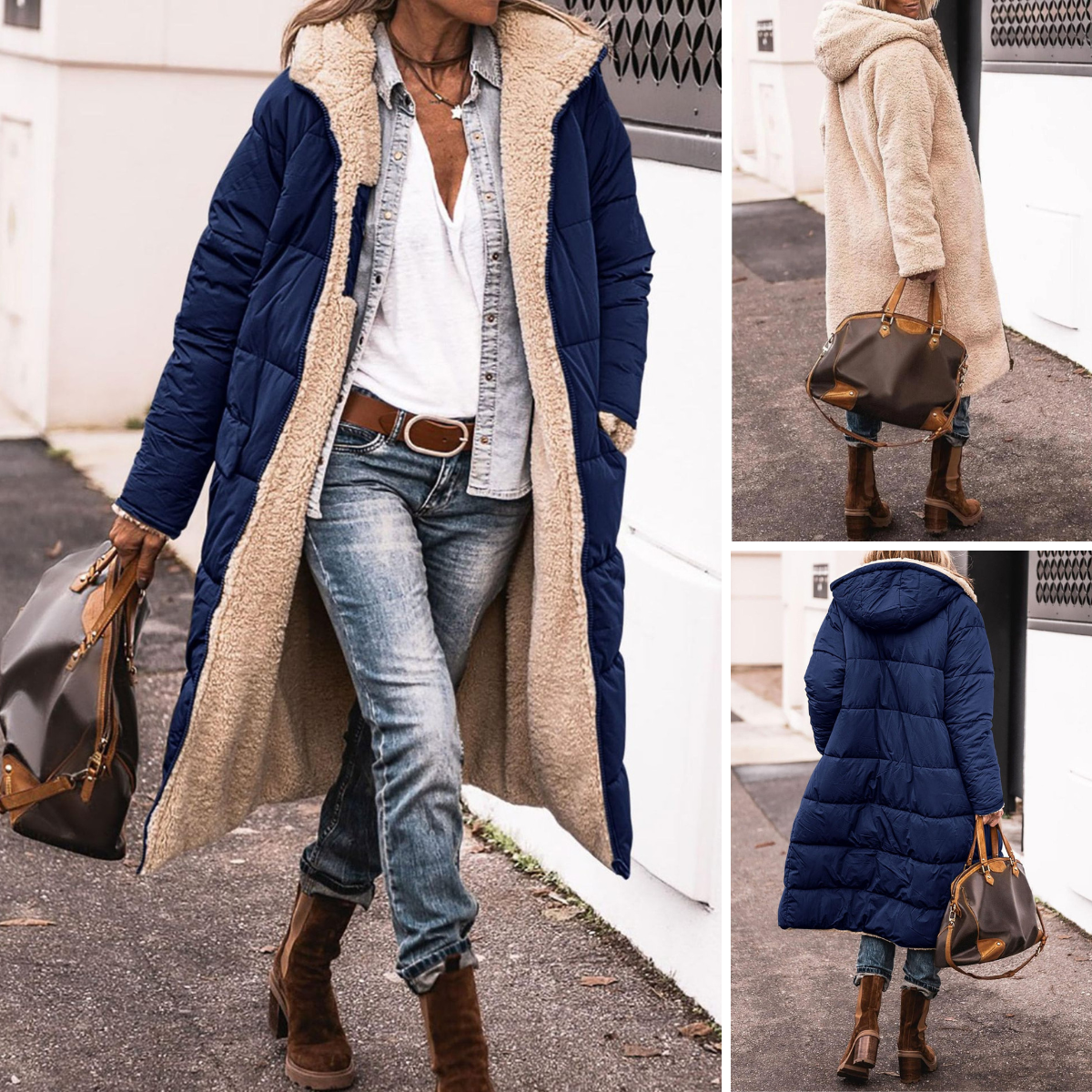 Vera | Luxe, omkeerbare jas
