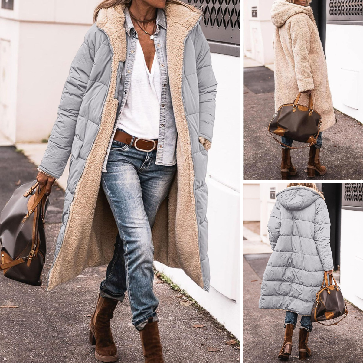 Vera | Luxe, omkeerbare jas