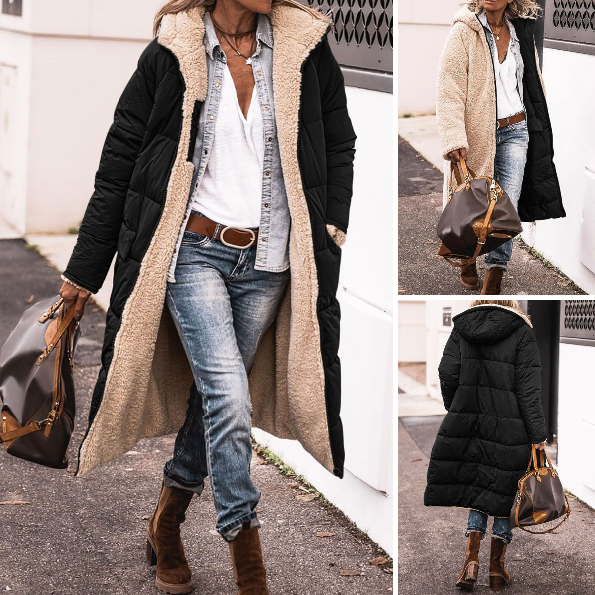 Vera | Luxe, omkeerbare jas