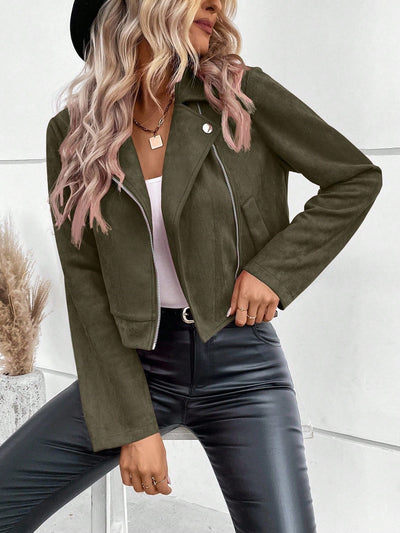 Zara | Suede Elegante Jas