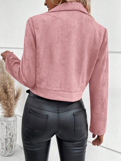 Zara | Suede Elegante Jas