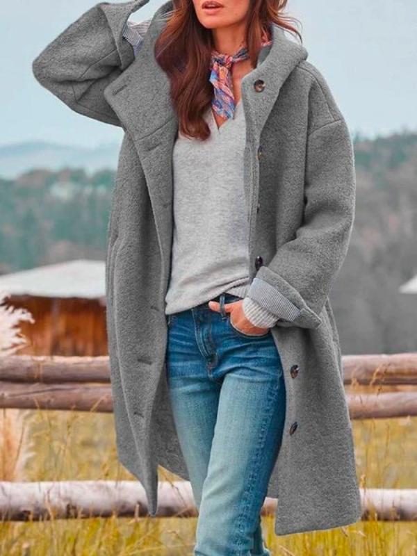 Claire | Stijlvolle lange winterjas