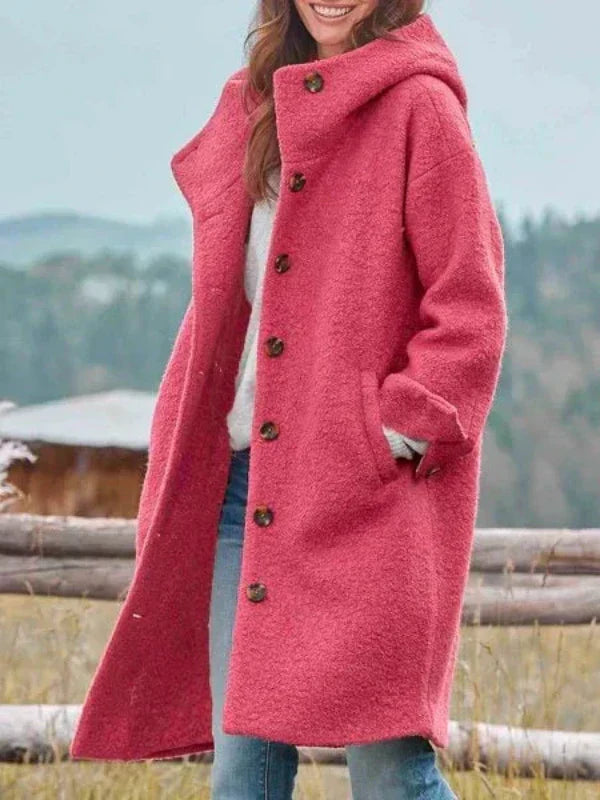 Claire | Stijlvolle lange winterjas