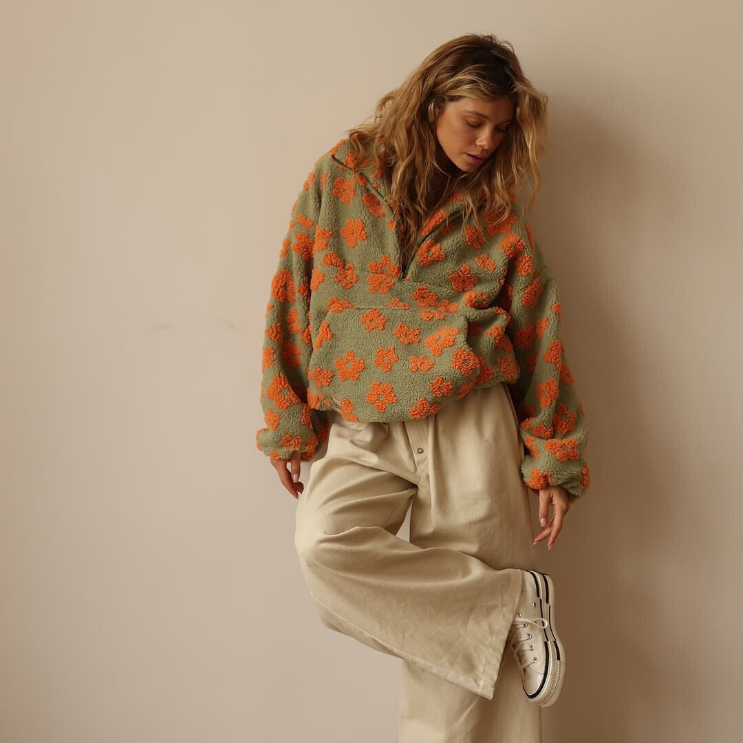 Lotte | Trui met bloemenprint