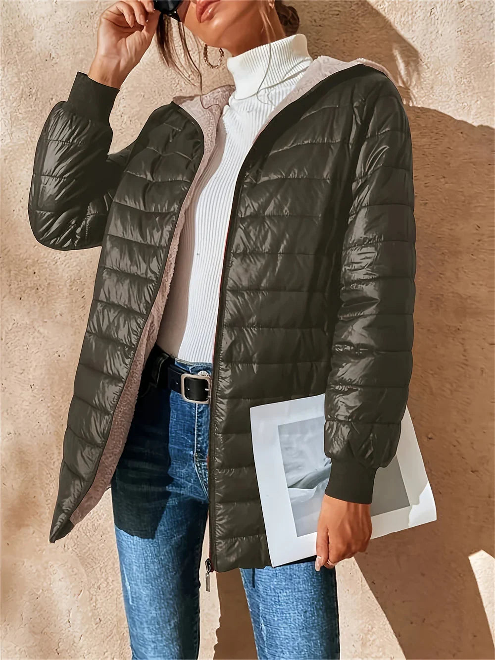 Elsa | Fleece gevoerde damesjas