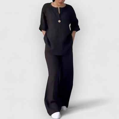 Niva | Luchtige linnen set