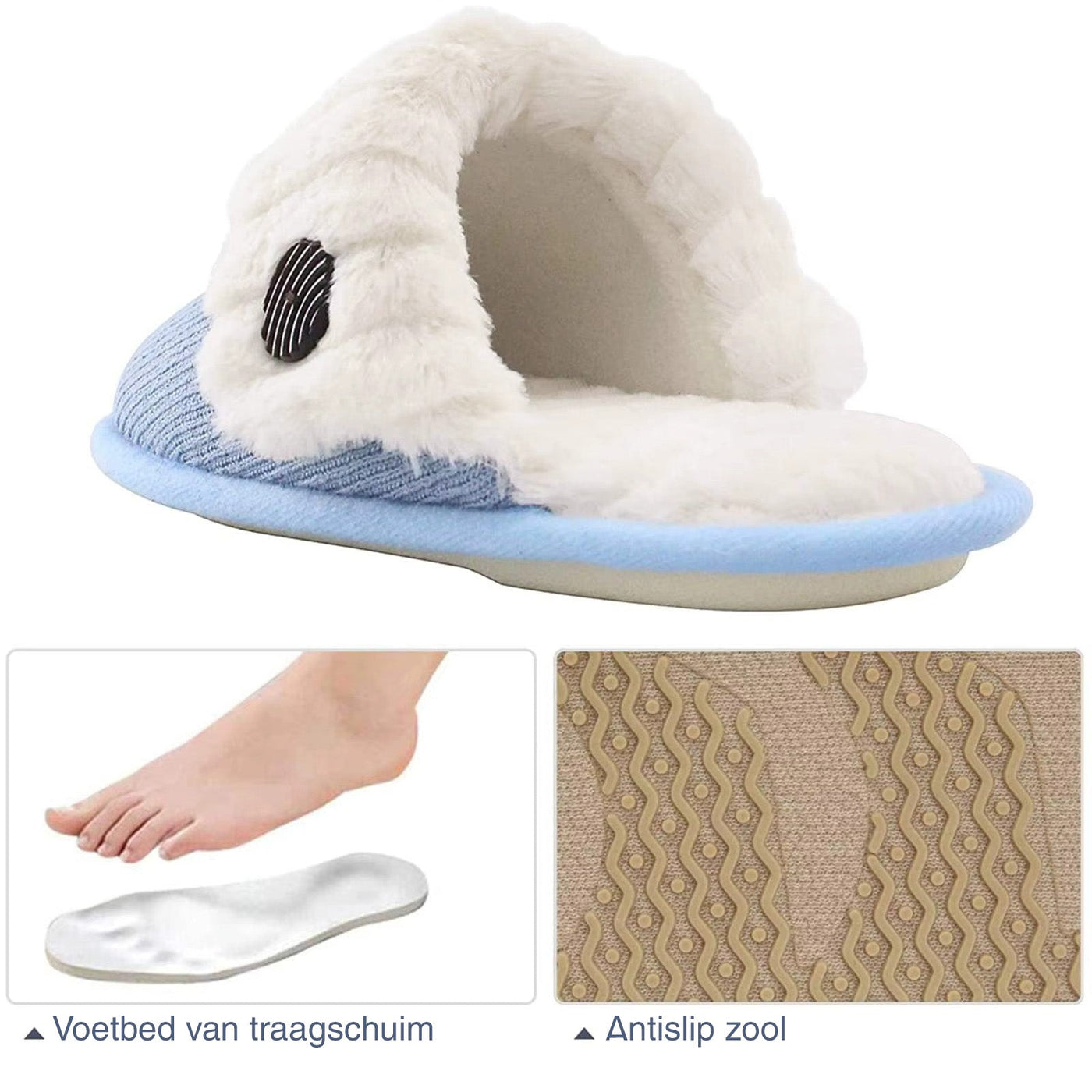 Aurina | Gebreide slippers