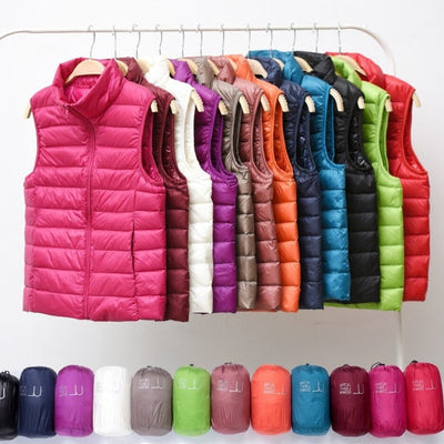 Amira | Lichtgewicht donsbodywarmer met plooidetail