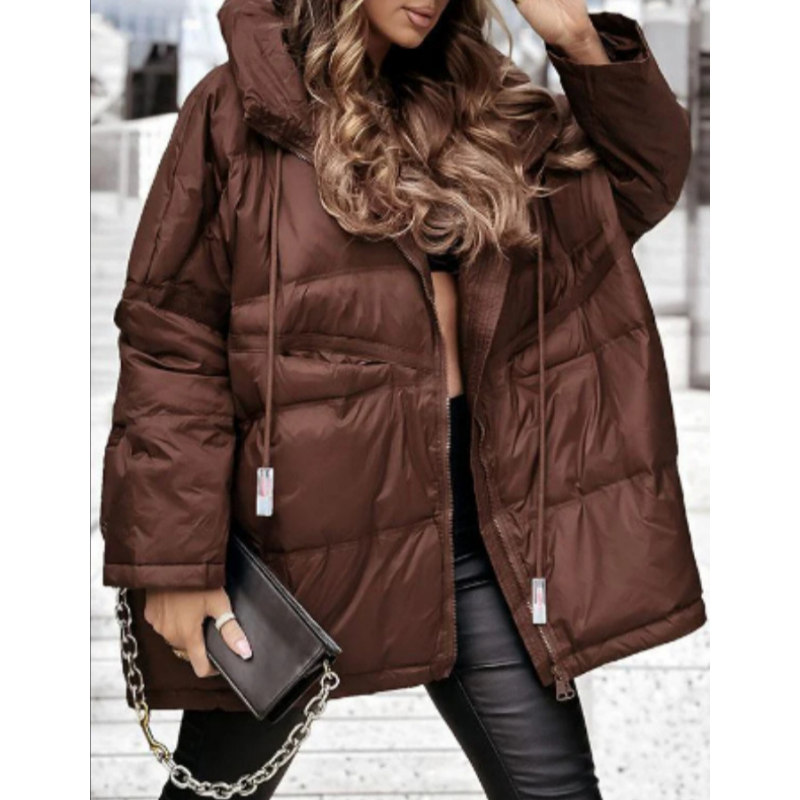 Petra | Puffer-jas met capuchon